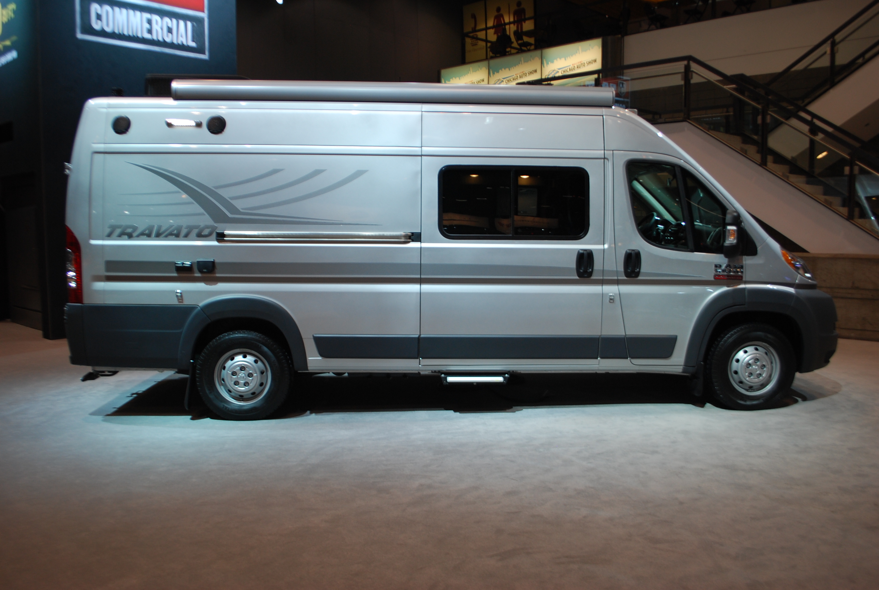 Ram Pro Master camper van conversion with spacious interior and sustainable design for off-grid living